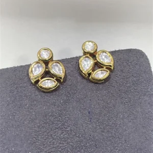 Goldplated Mini Polki Studs